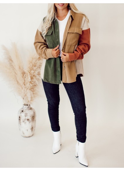 Women's Panel Contrast Pocket Jacket