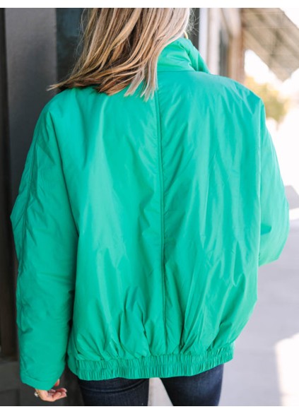 Green Puffer Jacket