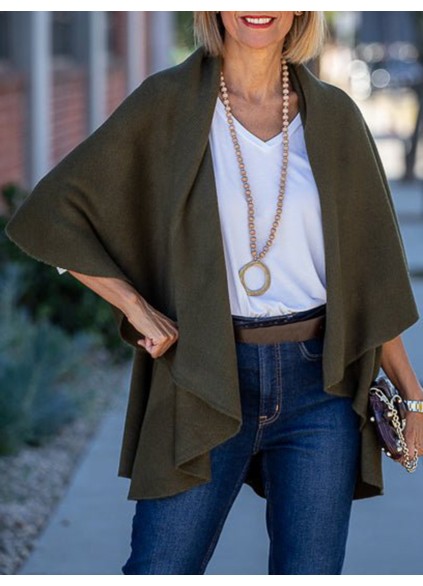 Olive Cloak Vest