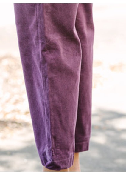 Purple Corduroy Pants