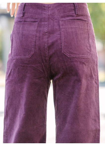 Purple Corduroy Pants