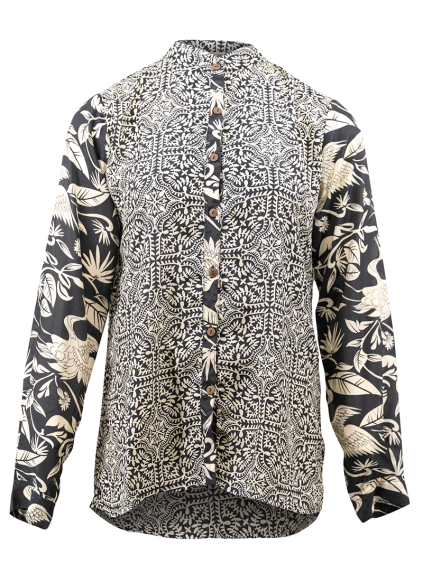 Round neck printed shirt