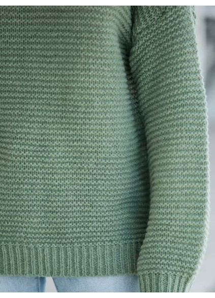 Ribbed turtleneck sweater