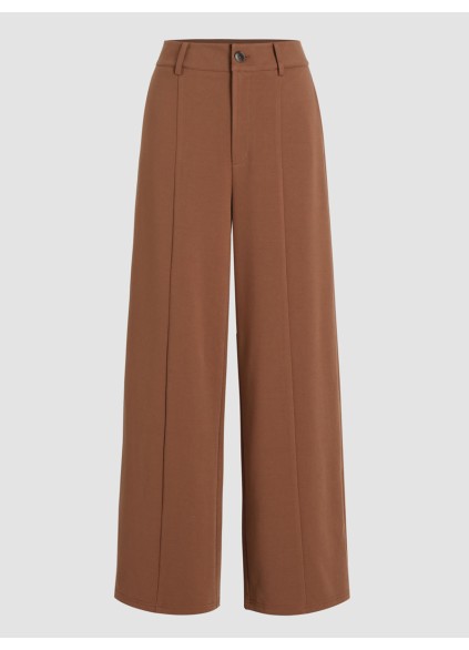 Solid Wide Leg Trousers