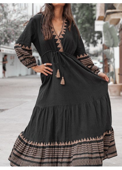 Vacation bohemian dress