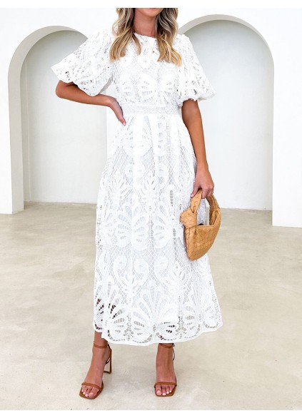 Women Casual Elegant Lace Dress