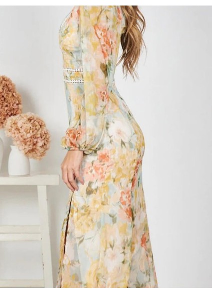 Women Casual Elegant Print Dress