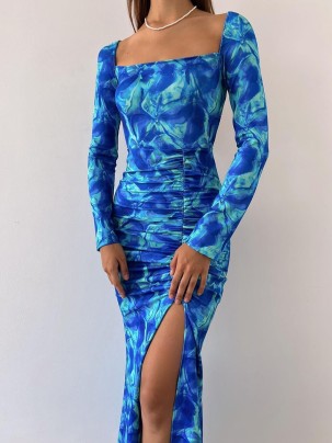 Women Casual Elegant Print Dress