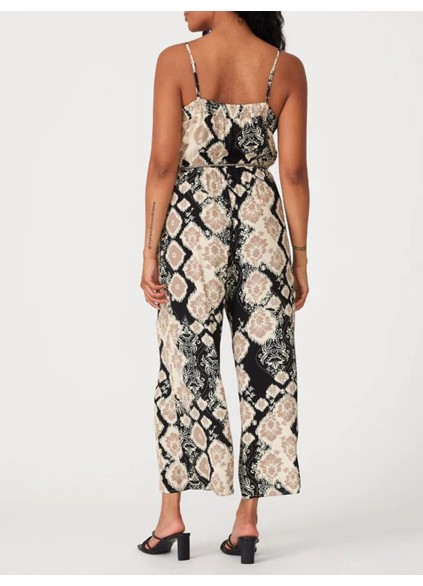 Women's Bohemian V-neck jumpsuit