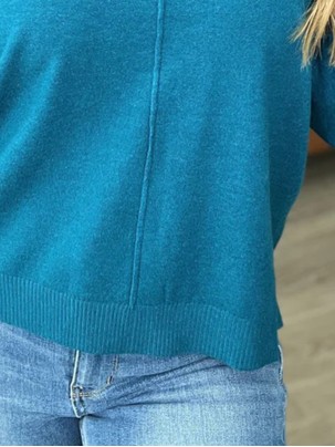 Women's Casual Solid Color Long Sleeve Sweater