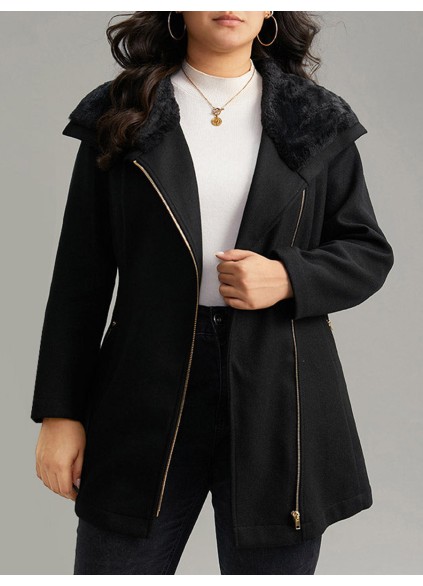 Women's fur one-piece receiving waist coat