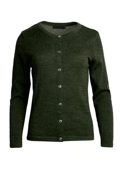 Women's green knitted sweater