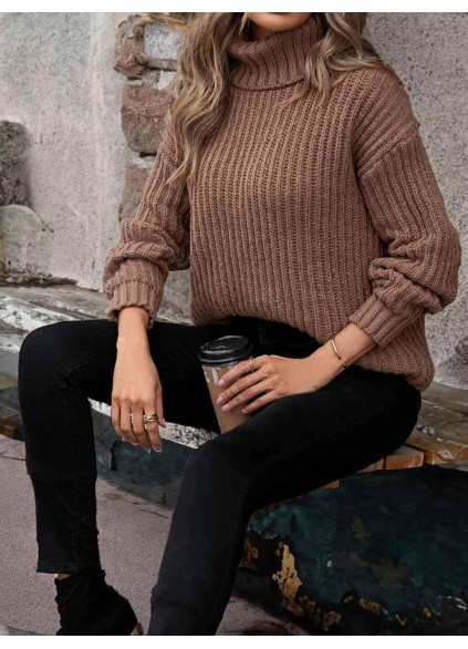 Women's turtleneck autumn and winter long sleeve sweater